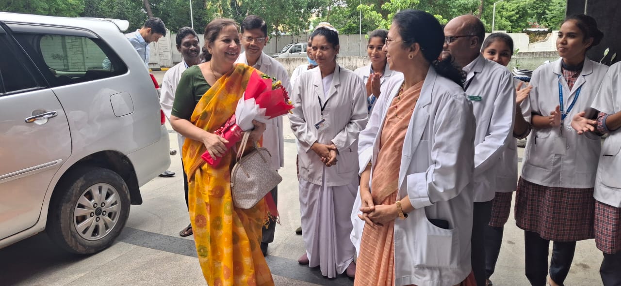 Ms. Mona Verma, Dy. Medical CommissionerICT - Tirupati visit-25.07.2024