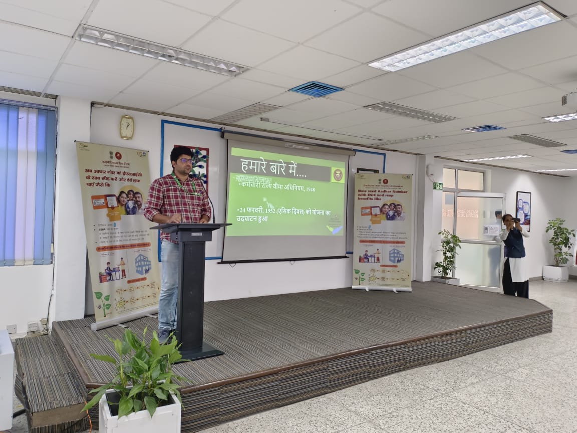 Awareness of Aadhar Seeding and Medical Camp at Tata Motors